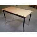 Counter Height Adjustable Training Work Table Desk Honey Maple